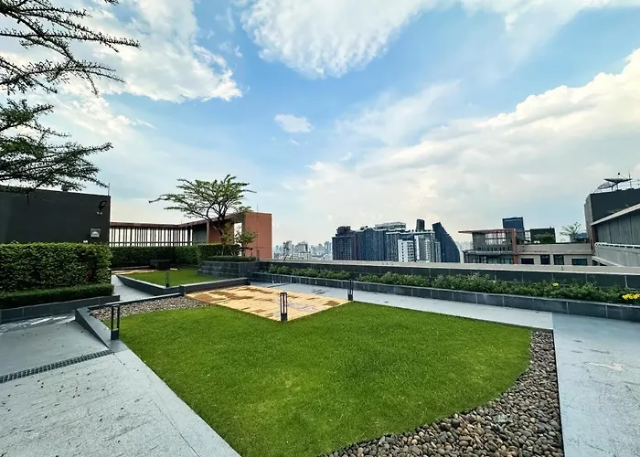 Appartement Luxury City-scape 2br - Ultra Fast Wifi - Asoke Bangkok