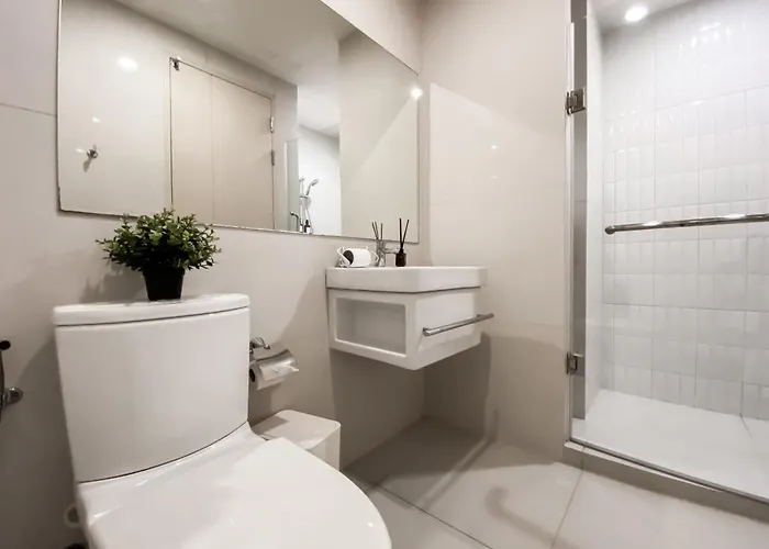 Luxury City-scape 2br - Ultra Fast Wifi - Asoke Appartement *