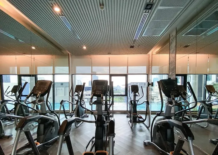 Luxury City-scape 2br - Ultra Fast Wifi - Asoke Appartement