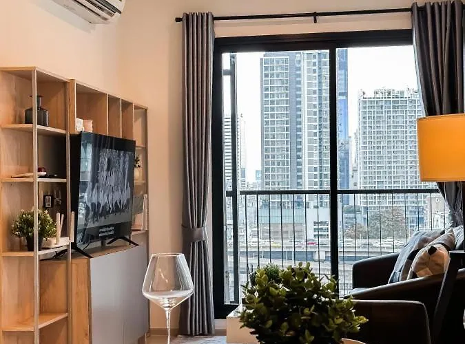 Luxury City-scape 2br - Ultra Fast Wifi - Asoke Apartment Bangkok