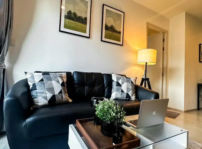 Appartement Luxury City-scape 2br - Ultra Fast Wifi - Asoke Bangkok