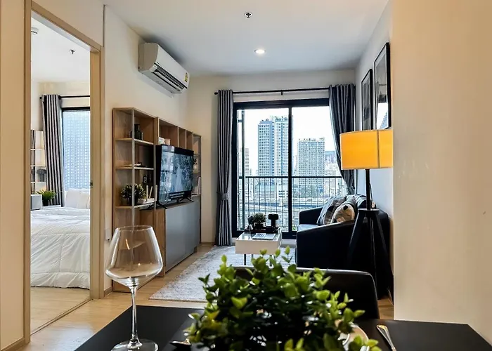 Luxury City-scape 2br - Ultra Fast Wifi - Asoke
