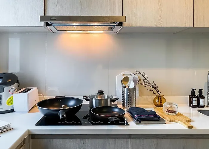 Luxury City-scape 2br - Ultra Fast Wifi - Asoke Apartment Bangkok