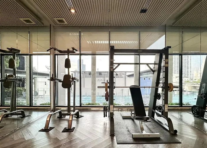 Luxury City-scape 2br - Ultra Fast Wifi - Asoke *