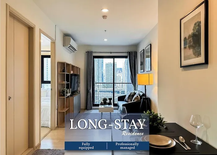 Appartement Luxury City-scape 2br - Ultra Fast Wifi - Asoke Bangkok