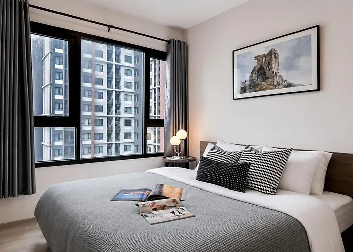 Luxury City-scape 2br - Ultra Fast Wifi - Asoke Apartment Bangkok
